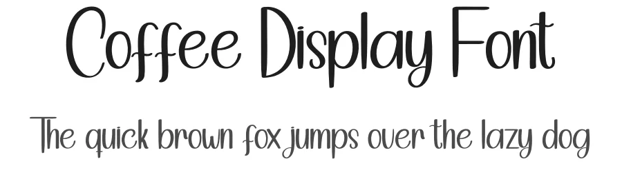 Coffee Display Font by andikastudio — Display Font