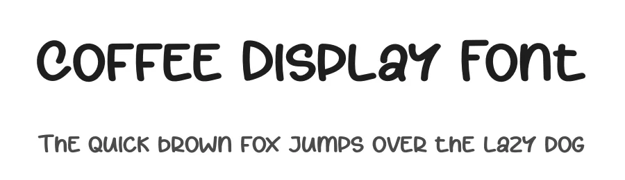 Coffee Display Font by creativeletter — Display Font
