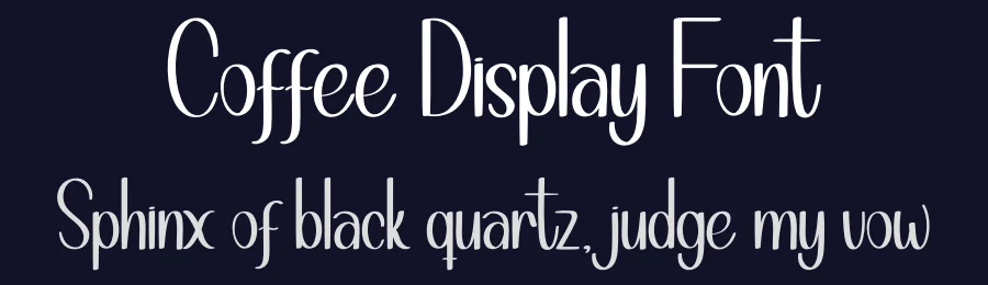 Coffee Display Font by creativeletter — Script Handwritten Font — thumbnail 2