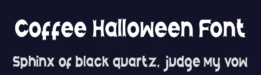 Coffee Halloween Font by letterfiastudio — Display Font — thumbnail 2