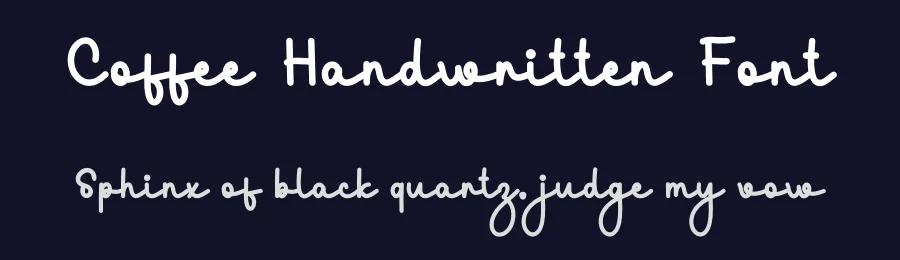 Coffee Handwritten Font by freshtypeink — Script Handwritten Font — thumbnail 2