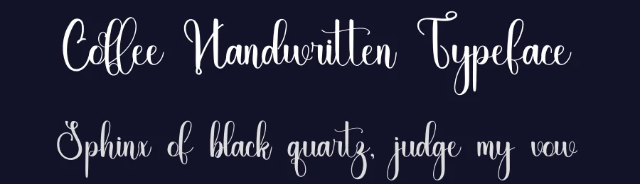Coffee Handwritten Typeface by inermediaSTUDIO — Script Handwritten Font — thumbnail 2