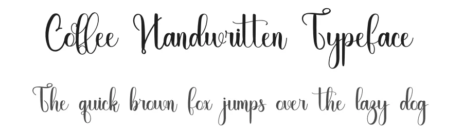 Coffee Handwritten Typeface by inermediaSTUDIO — Script Handwritten Font