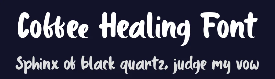 Coffee Healing Font by Wildan Type — Display Font — thumbnail 2
