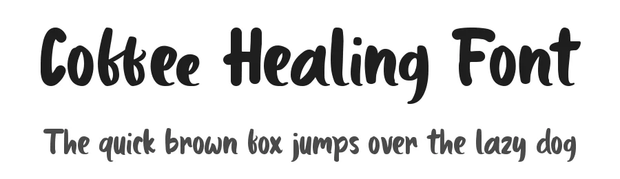 Coffee Healing Font by Wildan Type — Display Font