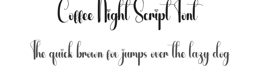 Coffee Night Script Font by andikastudio — Script Handwritten Font