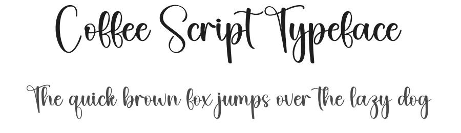 Coffee Script Typeface by creativeletter — Script Handwritten Font