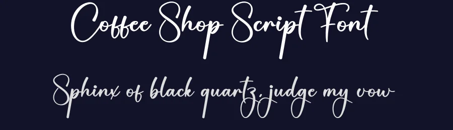 Coffee Shop Script Font by creativeletter — Script Handwritten Font — thumbnail 2