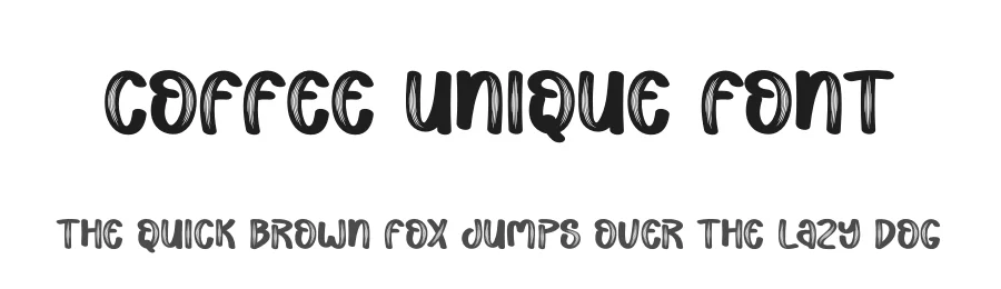 Coffee Unique Font by creativeletter — Display Font