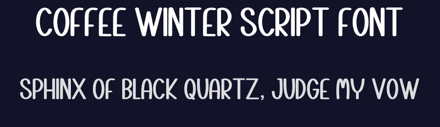 Coffee Winter Script Font by inermediaSTUDIO — Display Font — thumbnail 2