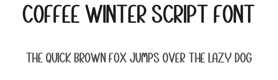 Coffee Winter Script Font by inermediaSTUDIO — Display Font
