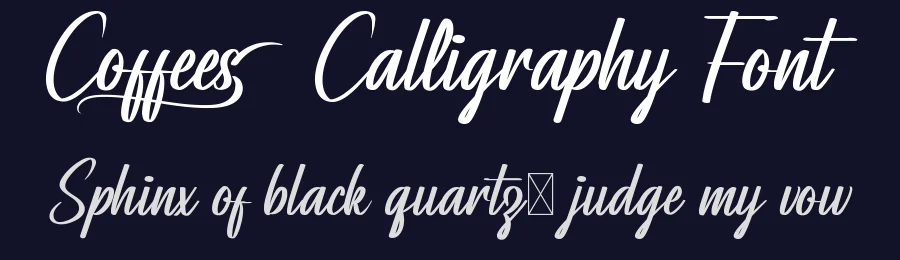 Coffees Calligraphy Font by nihstudio — Script Handwritten Font — thumbnail 2