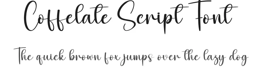 Coffelate Script Font by andikastudio — Script Handwritten Font