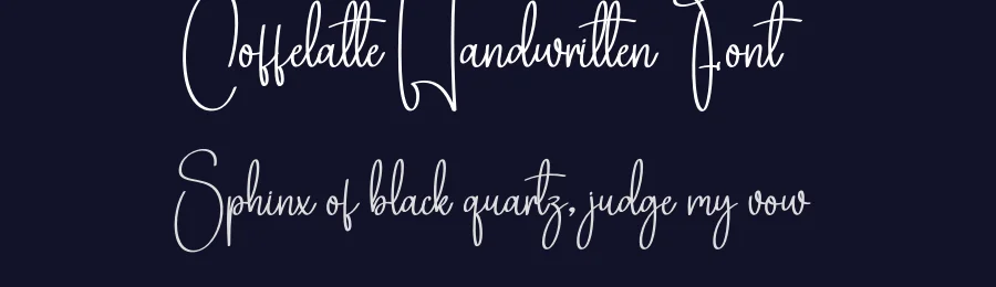 Coffelatte Handwritten Font by creativeletter — Script Handwritten Font — thumbnail 2