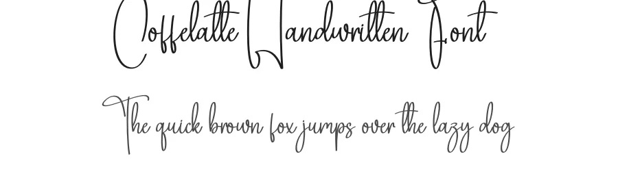 Coffelatte Handwritten Font by creativeletter — Script Handwritten Font