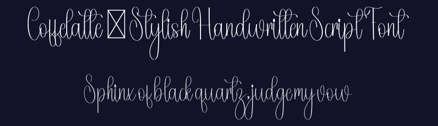 Coffelatte – Stylish Handwritten Script Font by freshtypeink — Script Handwritten Font — thumbnail 2