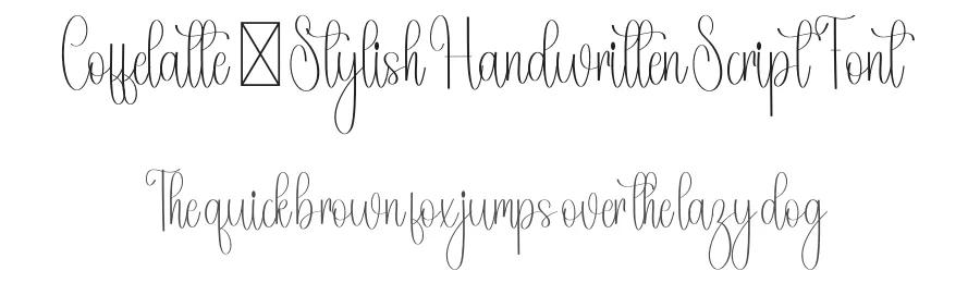 Coffelatte – Stylish Handwritten Script Font by freshtypeink — Script Handwritten Font