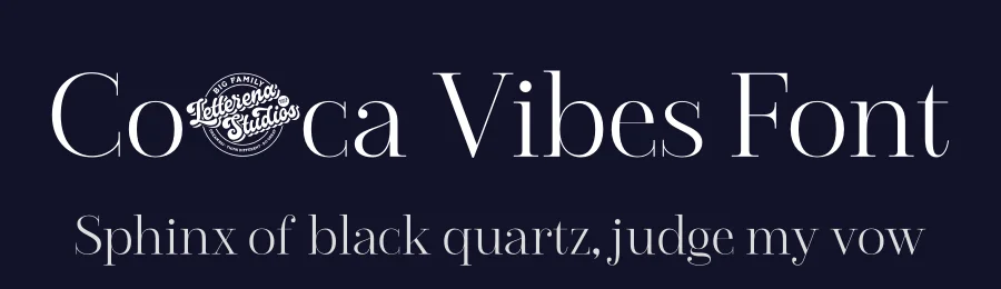 Coffica Vibes Font by letterenastudios — Serif Font — thumbnail 2