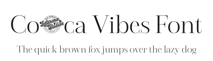 Coffica Vibes Font by letterenastudios — Serif Font