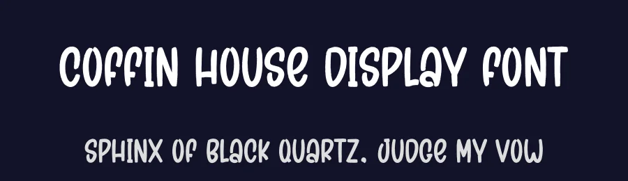 Coffin House Display Font by creativeletter — Display Font — thumbnail 2