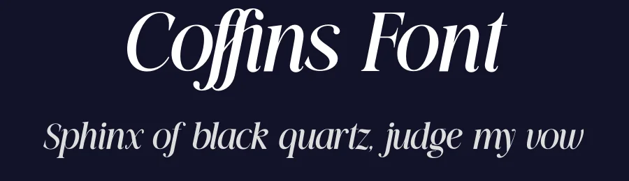 Coffins Font by Marvadesign — Serif Font — thumbnail 2