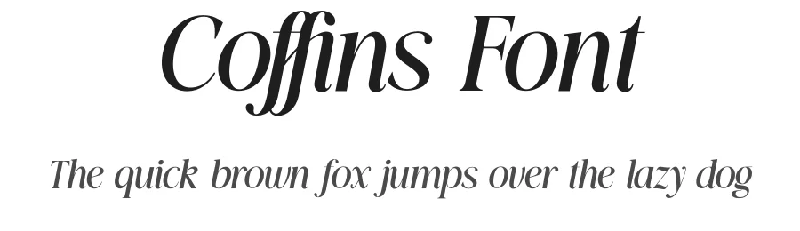 Coffins Font by Marvadesign — Serif Font