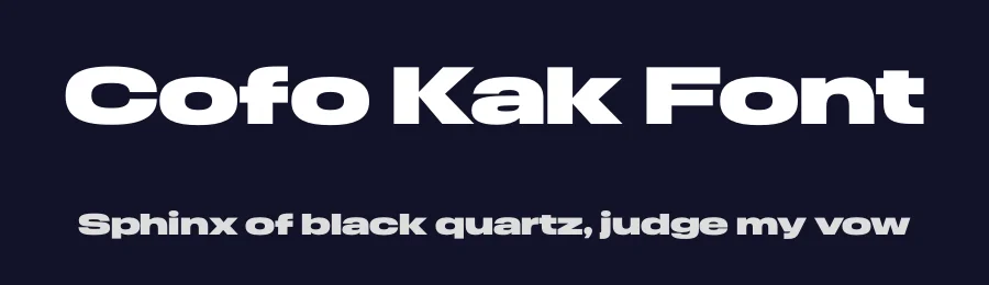 Cofo Kak Font by Contrast Foundry — Sans Serif Font — thumbnail 2