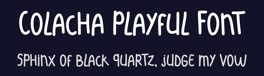 Colacha Playful Font by Pinisi ART — Decorative Font — thumbnail 2