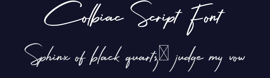 Colbiac Script Font by craftsupplyco — Script Handwritten Font — thumbnail 2
