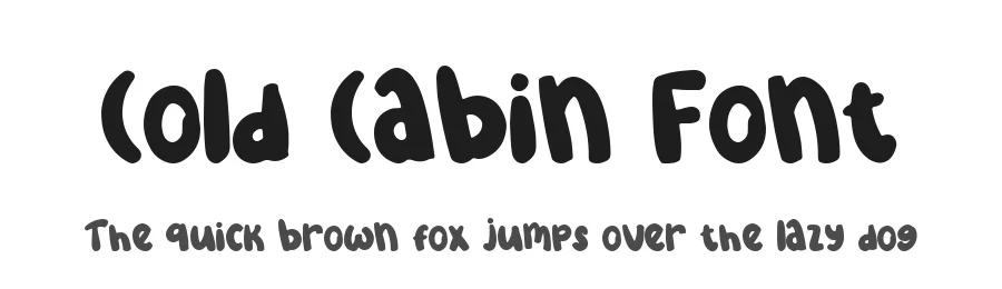 Cold Cabin Font by Heloyud — Display Font