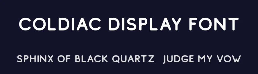 Coldiac Display Font by craftsupplyco — Display Font — thumbnail 2