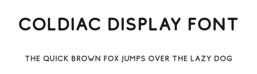 Coldiac Display Font by craftsupplyco — Display Font