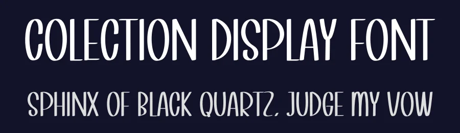Colection Display Font by inermediaSTUDIO — Display Font — thumbnail 2
