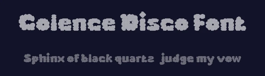 Colence Disco Font by craftsupplyco — Display Font — thumbnail 2