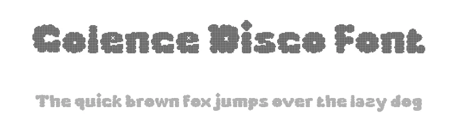 Colence Disco Font by craftsupplyco — Display Font