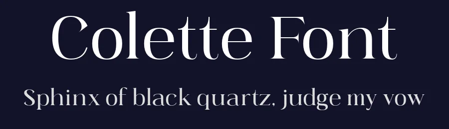 Colette Font by TypeLogue — Serif Font — thumbnail 2