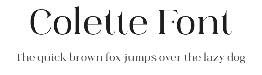 Colette Font by TypeLogue — Serif Font