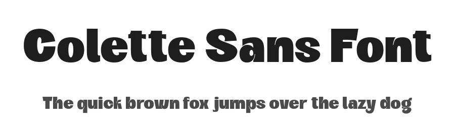 Colette Sans Font by Inviline.co β Sans Serif Font