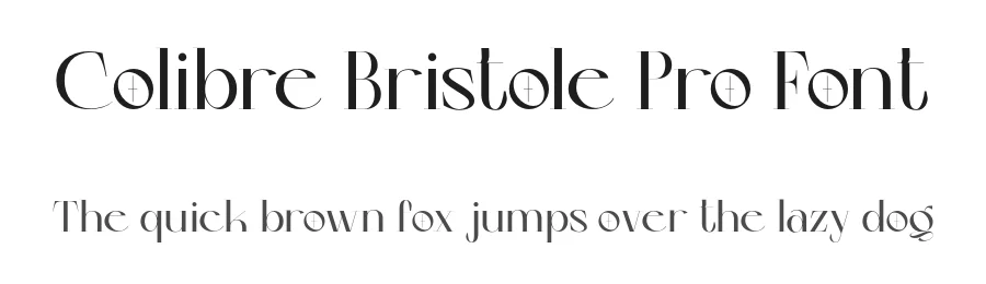 Colibre Bristole Pro Font by Jolicia Type — Serif Font
