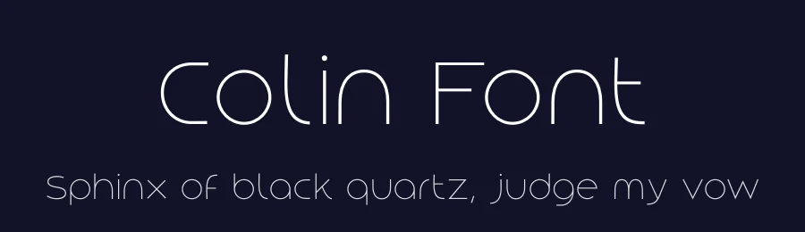 Colin Font by Tickbite Type — Sans Serif Font — thumbnail 2