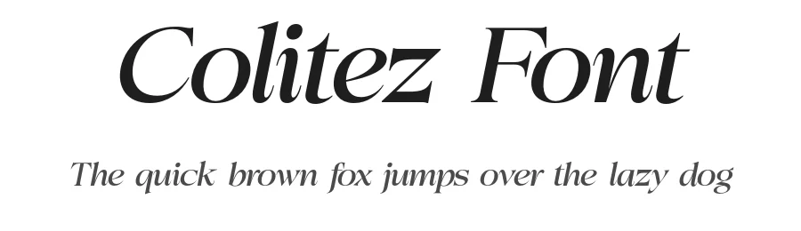 Colitez Font by Oktnum Type Foundry — Serif Font