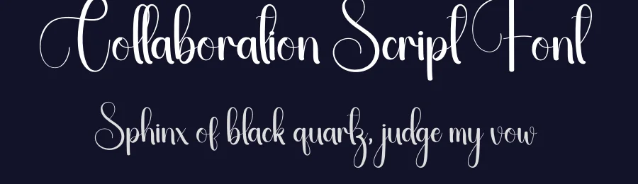 Collaboration Script Font by andikastudio — Script Handwritten Font — thumbnail 2