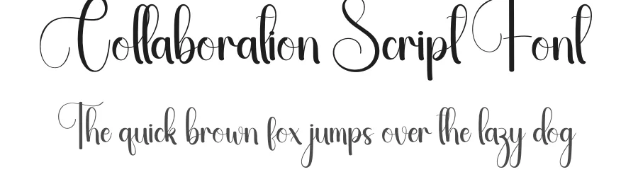 Collaboration Script Font by andikastudio — Script Handwritten Font