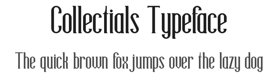 Collectials Typeface by 24Design Studios — Display Font