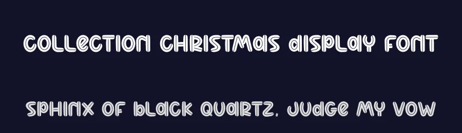 Collection Christmas Display Font by andikastudio — Display Font — thumbnail 2