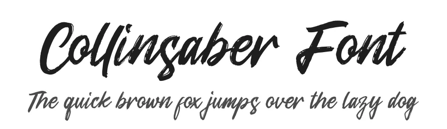 Collinsaber Font by perspectype — Script Handwritten Font