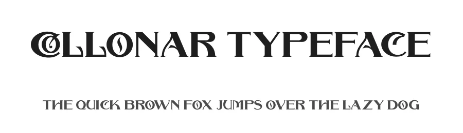 Collonar Typeface by typeline studio — Blackletter Font
