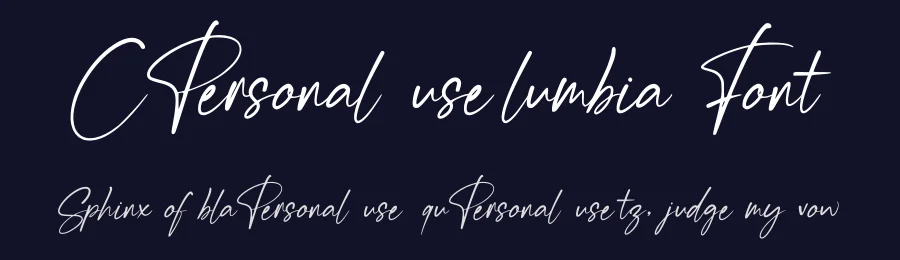 Collumbia Font by ryan creative — Script Handwritten Font — thumbnail 2