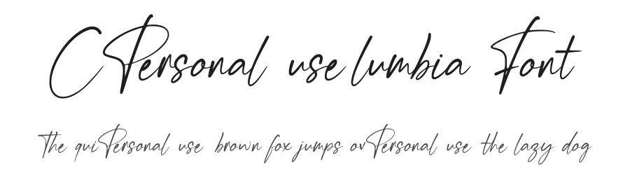 Collumbia Font by ryan creative — Script Handwritten Font