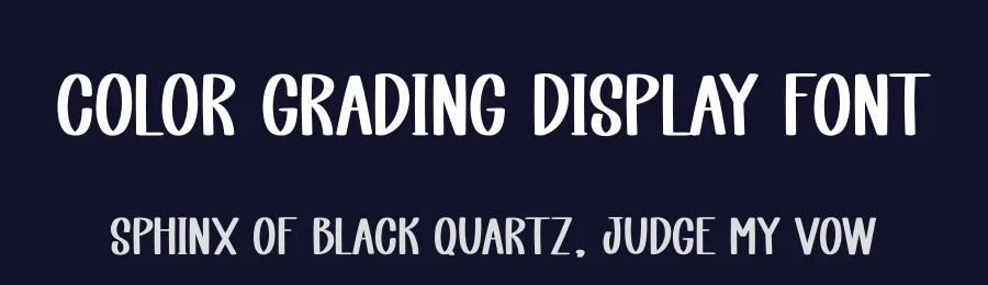 Color Grading Display Font by creativeletter — Display Font — thumbnail 2